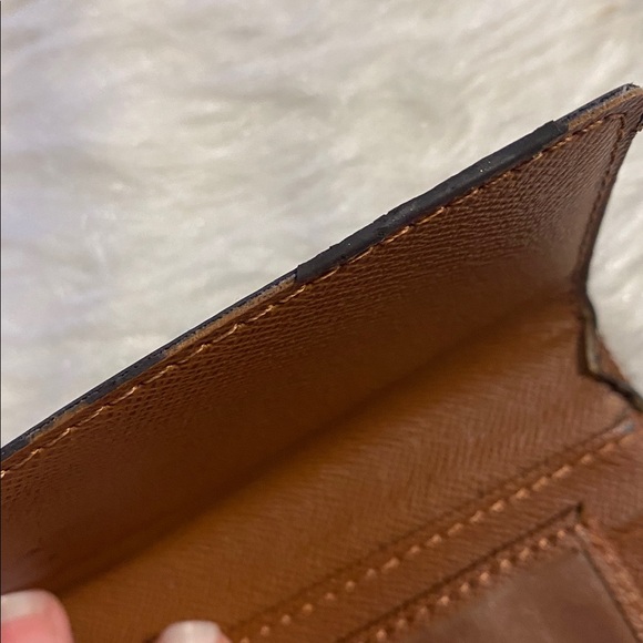 Brown tan luxury inspired Monogram Women's Clutch - Picture 3 of 6